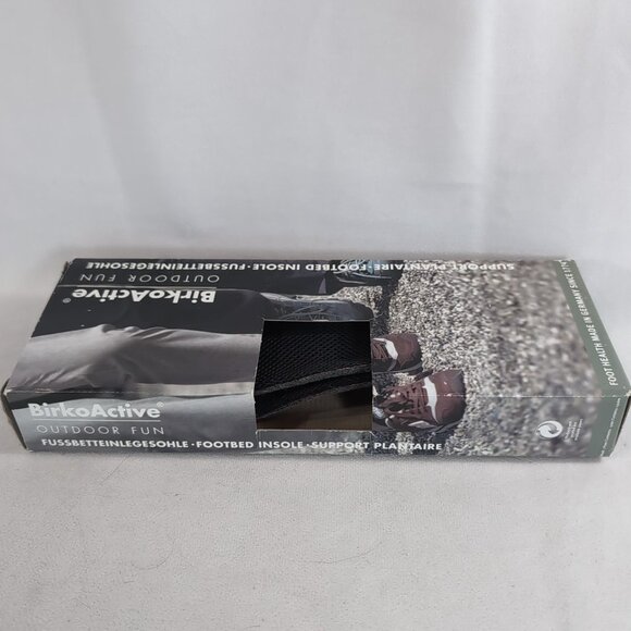 Birko Active Outdoor Fun Mesh Insoles Black gr. 38 7 - 7.5 US NEW Birkenstock - Picture 12 of 13